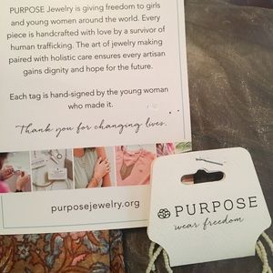 Purpose Wears Freedom bracelet